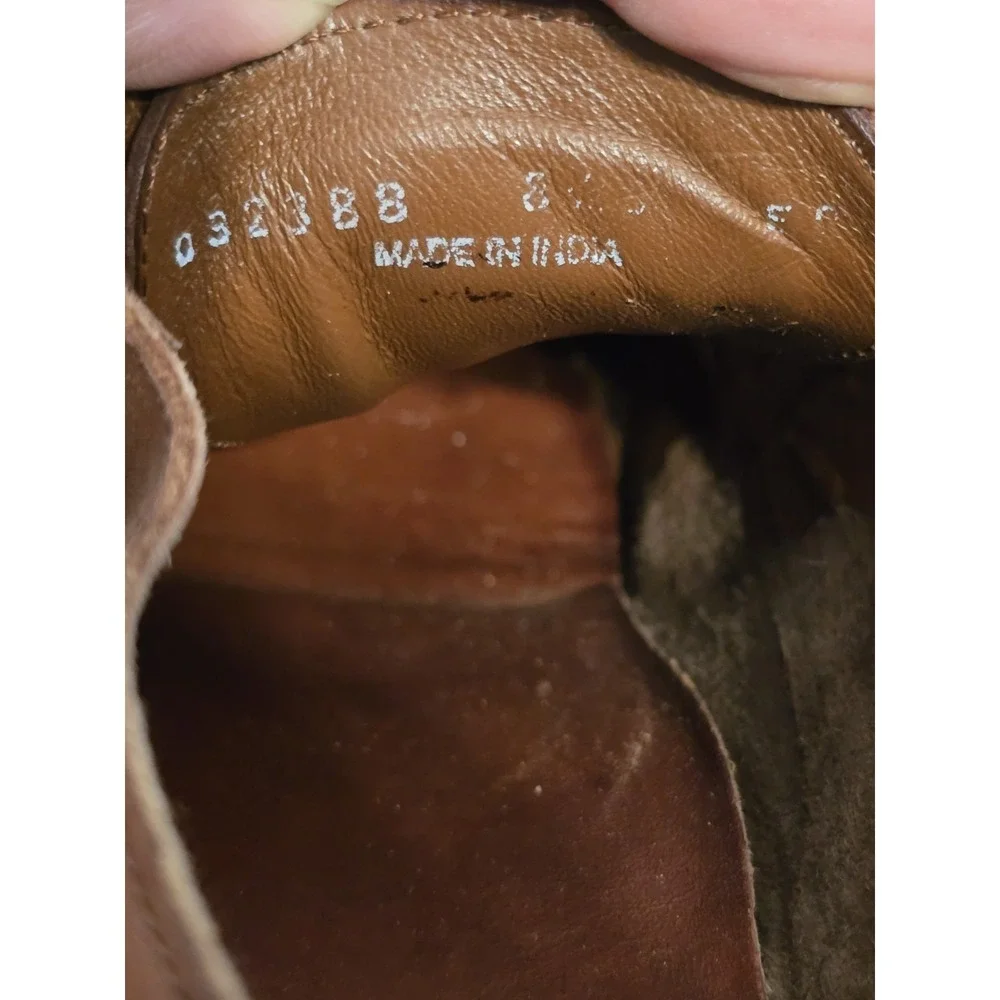 Cole Haan Men's Brown Leather Cap Toe Oxfords Shoes 8.5‎